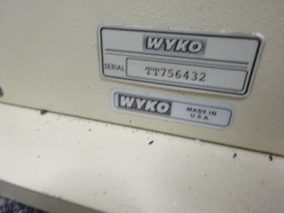 OPTICAL WYKO MANUAL TILT TIP TABLE INTERFEROMETER LASER OPTICS AS IS #LOB3