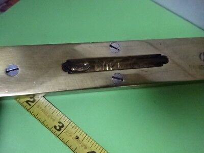 BUBBLE LEVEL PRO BRASS + WOOD J. KETTLE TOOL AS PICTURED &5-A-03