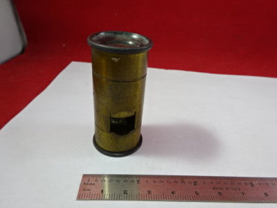 Antique Brass Portable Seeds Microscope Vintage Part AS IS