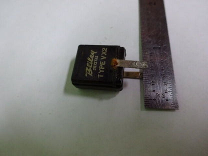 ANTIQUE QUARTZ RADIO CRYSTAL BLILEY ELECTRIC VX2 FREQUENCY CONTROL #AS-92B