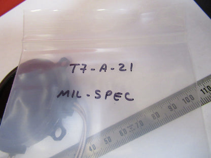 OPTICAL MIL SPEC DEVICE RED DARK FILTER LASER OPTICS AS PICTURED  T7-A-21