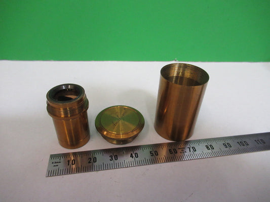 Antique Brass Polarizer Pol UK Slide Watson Microscope Part