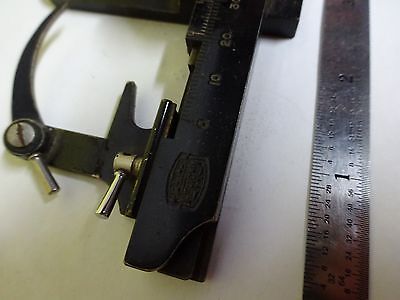 MICROSCOPE PART STAGE SPECIMEN MICROMETER SPENCER AO AMERICAN OPTICS BIN#X3-27