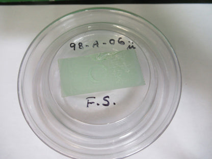 OPTICAL FLAT UNCOATED FUSED SILICA PRO ZYGO LASER OPTICS AS PICTURED 98-A-06