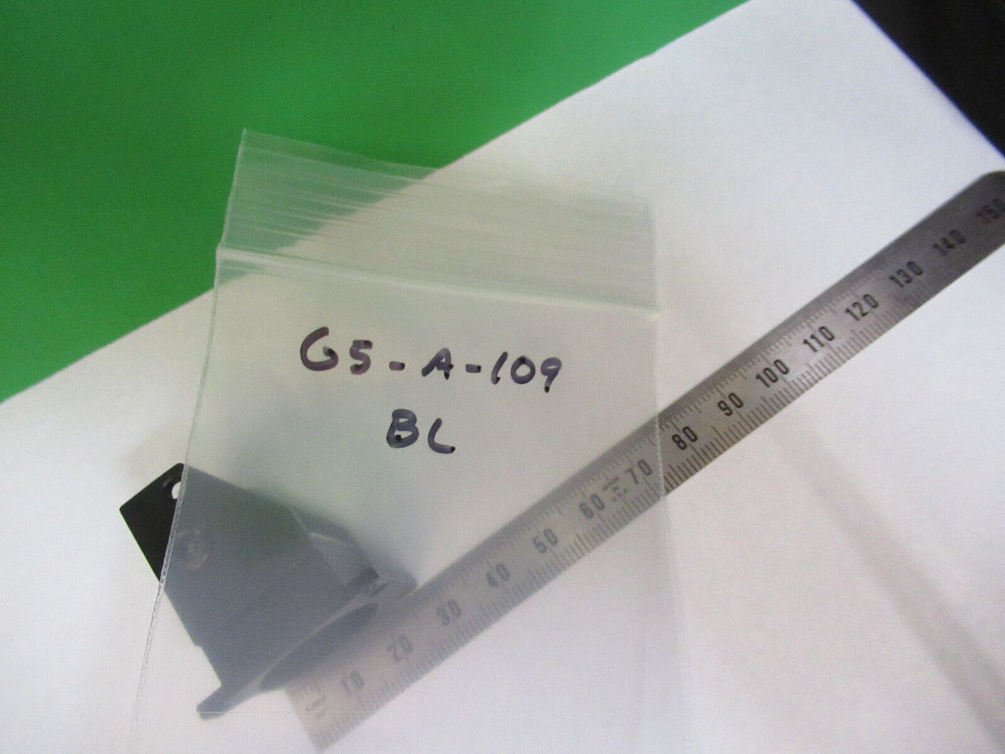 ANTIQUE BAUSCH LOMB OPTICS GLASS PRISM MICROSCOPE PART AS PICTURED #G5-A-109