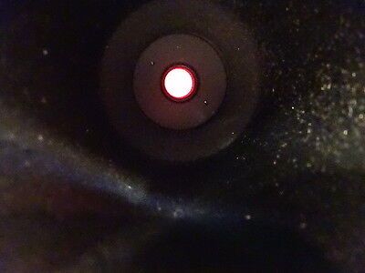 MICROSCOPE PART ZEISS 456004 HUGE TUBE COLLIMATOR LENS OPTICS AS IS #AM-28