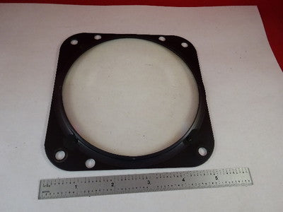DYNASCOPE ENGLAND HUGE CONCAVE CONVEX LENS MICROSCOPE PART OPTICS AS IS &81-A-09