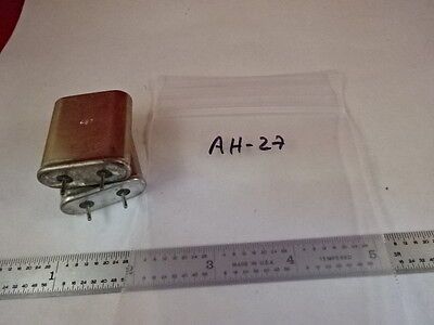 ANTIQUE QUARTZ RADIO CRYSTAL FREQUENCY CONTROL RCA #AH-27