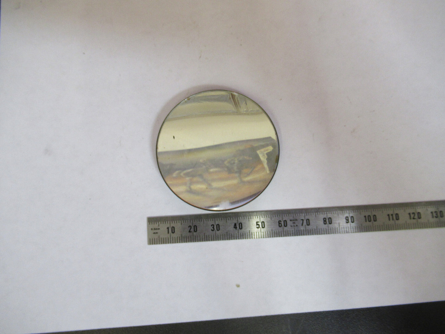 BAUSCH LOMB MIRROR ANTIQUE OPTICS MICROSCOPE PART AS PICTURED Y4-A-129