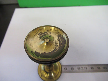 ANTIQUE BAUSCH LOMB BRASS SET OF KNOBS FRAME MICROSCOPE PART AS PICTURED G5-A-49