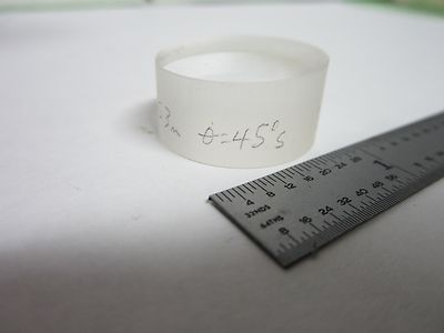 OPTICAL CVI LENS FILTER LASER OPTICS AS IS BIN#Q7-58