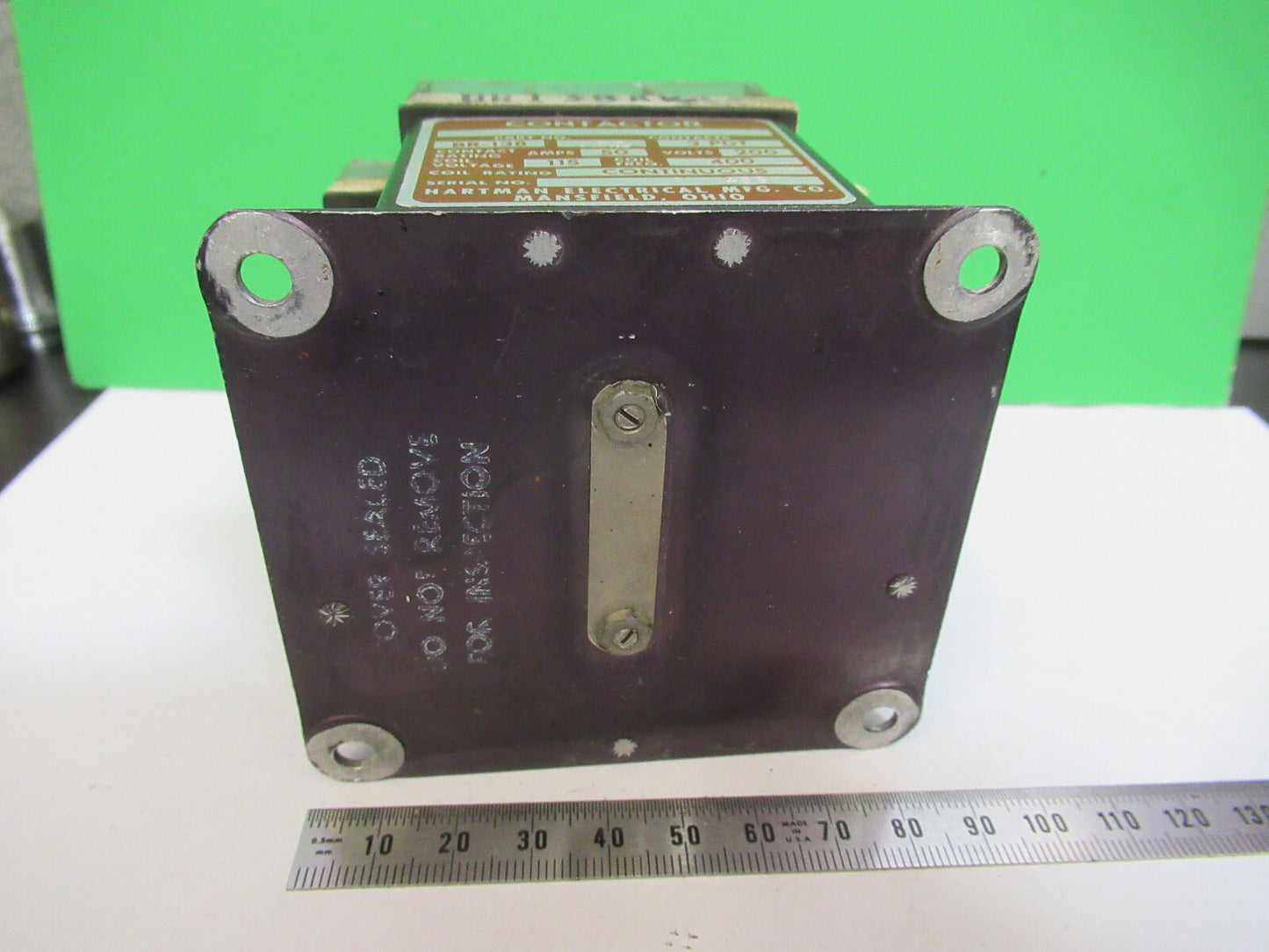Hartman Electric Relay BR138ART Contactor Aircraft Part