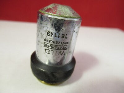 FOR PARTS WILD SWISS 10X OBJECTIVE MICROSCOPE PART OPTICS AS PICTURED &9-A-90