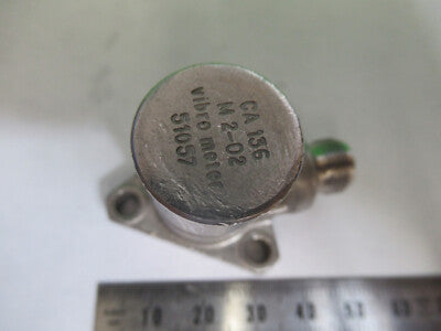 VIBRO-METER MEGGITT ACCELEROMETER CA136 VIBRATION SENSOR AS PICTURED &Z9-A-93