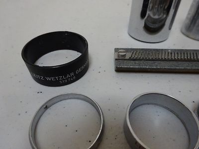 Microscope Parts Lot Pieces Ernst Leitz Germany - Optics AS IS