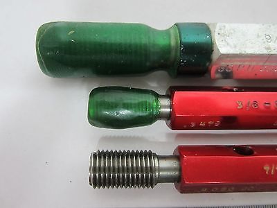 LOT 3 EA METROLOGY QUALITY CONTROL INSPECTION THREAD GO NO-GO AS IS BIN#K6-21
