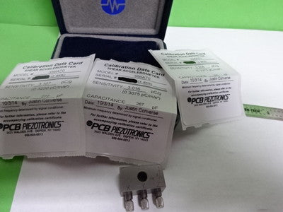 PCB PIEZOTRONICS 356A70 TRIAXIAL HIGH TEMPERATURE ACCELEROMETER AS IS #8-DT