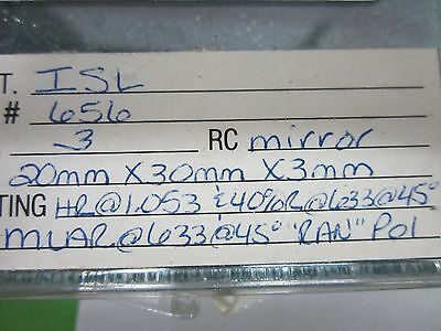 OPTISCHE VIRGO-BESCHICHTETE SPIEGEL-LASEROPTIK WIE IST BIN#L7-32