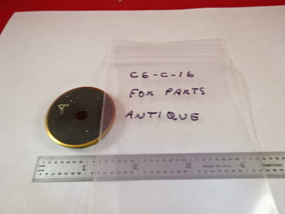 Microscope Brass Antique Piece Optics AS IS B