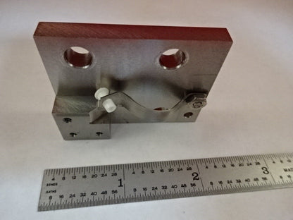 MICROSCOPE PART TOOL SPECIMEN HOLDER STAGE UNKNOWN APPLICATION AS IS #Z7-A-02