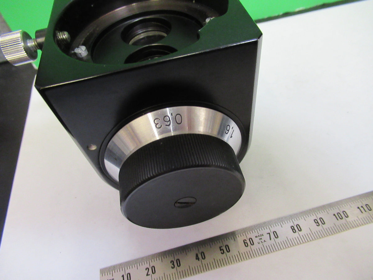 CARL ZEISS JENA MAGNIFICATION STEREO OPTICS MICROSCOPE PART AS PICTURED S1-B-87