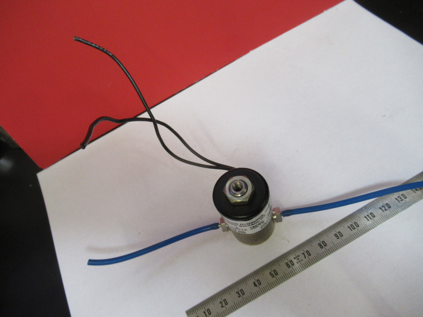 ELECTRIC SOLENOID AIR VALVE PRECISION DYNAMICS CONTROL FLOW AS IS H9-B-25