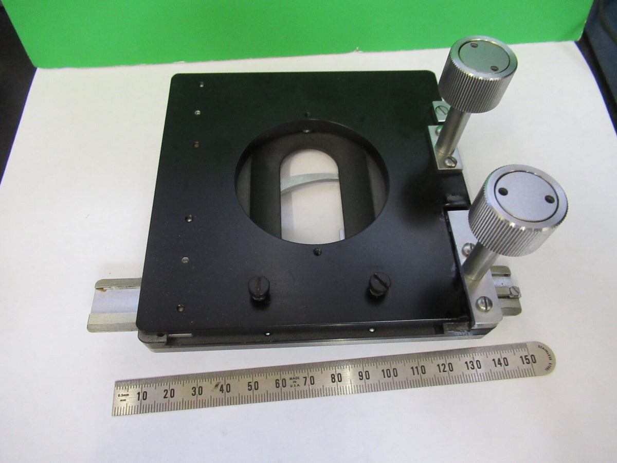 BECK KASSEL CBS GERMANY XY STAGE TABLE MICROSCOPE PART AS PICTURED G8-A-02