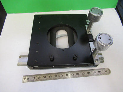 BECK KASSEL CBS GERMANY XY STAGE TABLE MICROSCOPE PART AS PICTURED G8-A-02