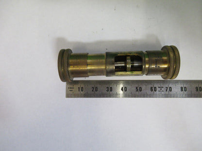 Spencer Lens Co. Antique Brass Fine Micrometer Microscope Part