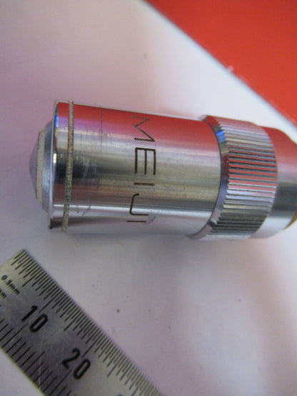 Meiji Japan 100X /160 Objective Lens Microscope Part