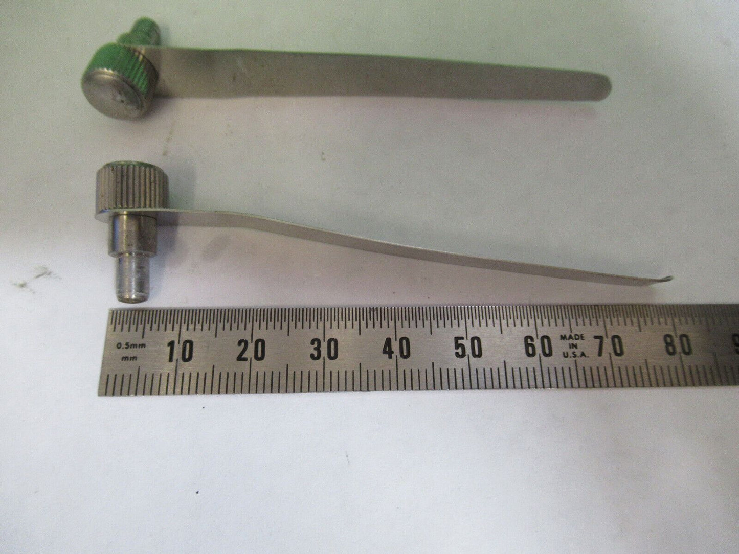 AO Spencer Paar Clips Bühne American Optics Mikroskop Teil wie abgebildet H7-B-89 