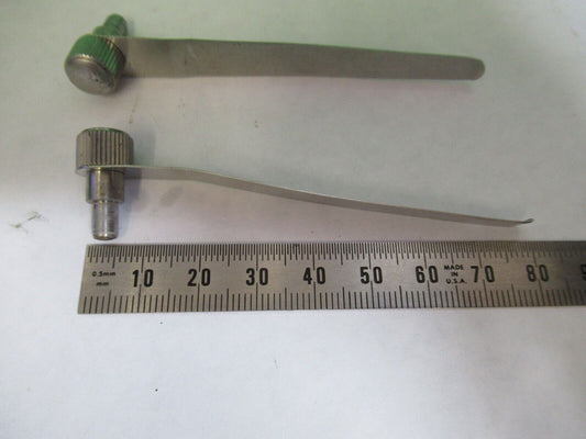 AO Spencer Paar Clips Bühne American Optics Mikroskop Teil wie abgebildet H7-B-89 