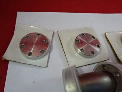 LOT 6 EA ULTRA HIGH VACUUM MDC CF FIXTURE ELBOW AS IS &86-106