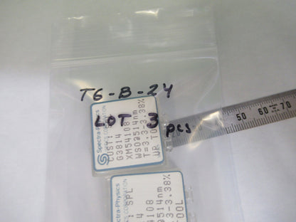 LOT OPTICAL SPECTRA PHYSICS  514nm LENS PHOTONICS OPTICS AS PICTURED T6-B-24