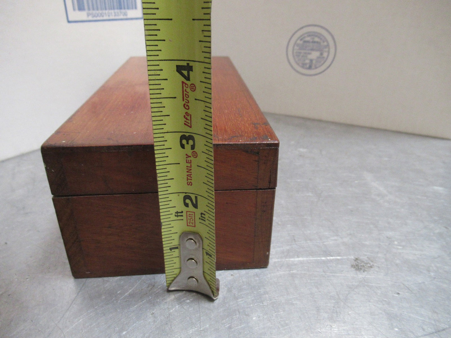 ANTIQUE WOOD CONTAINER EMPTY VERY OLD UK SCOPE  MICROSCOPE PART AS PICTURED TA-5