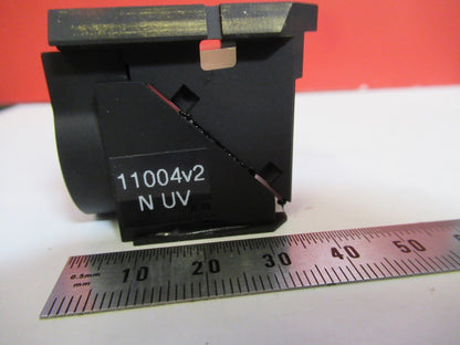 LEICA LEITZ GERMANY DMRB 11004V2 UV FILTER CUBE MICROSCOPE PART PICTURED T5-A-35