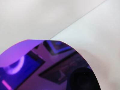 Very Nice Sapphire Wafer Single Crystal Platinum Coated