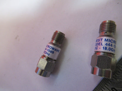 MIDWEST MICROWAVE MODEL DC-18 GHz RF ATTENUATOR FREQUENCY AS PICTURED 6V-FT-73