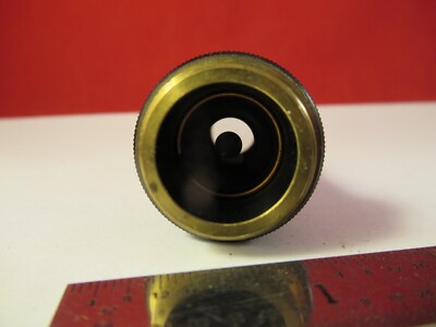 AUSJENA 10X /160 OBJECTIVE DARK PHASE OPTIC MICROSCOPE PART AS PICTURED &1E-B-37