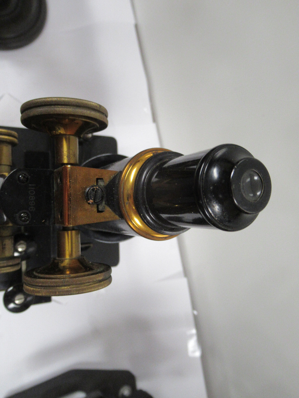 ANTIQUE BRASS SPENCER 1926 circa MICROSCOPE as shown OPTICS #LOBBY