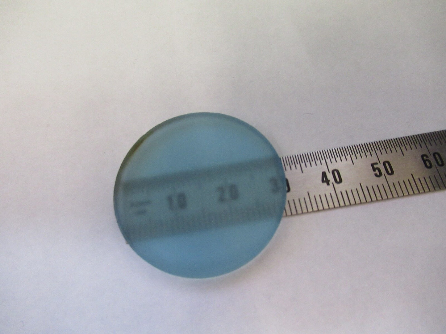 ANTIQUE BAUSCH LOMB GLASS FILTER HEAT ABSORB MICROSCOPE PART AS PICTURED G5-A-44