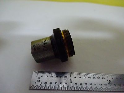FOR PARTS MICROSCOPE OBJECTIVE OLYMPUS M10 OPTICS AS IS BIN#P7-33