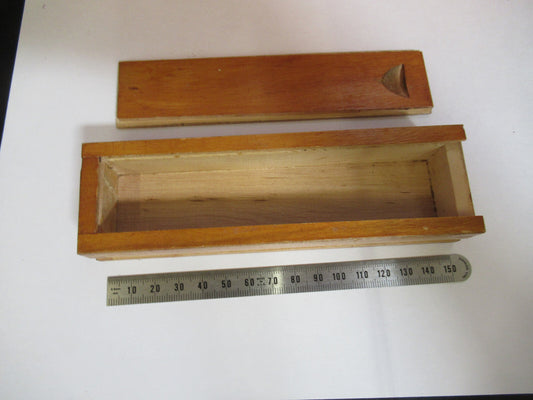 Antique Ernst Leitz Wood Sample Container Microscope Part