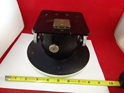 HUGE INTERFEROMETER MICROSCOPE TILTING TABLE  Z AXIS TILT TIP OPTICS AS IS BN#74