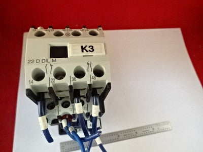 KLOCKNER MOELLER GERMANY 22 D DILM ELECTRICAL CONTACTOR SWITCH AS IS B#TB5-4-01