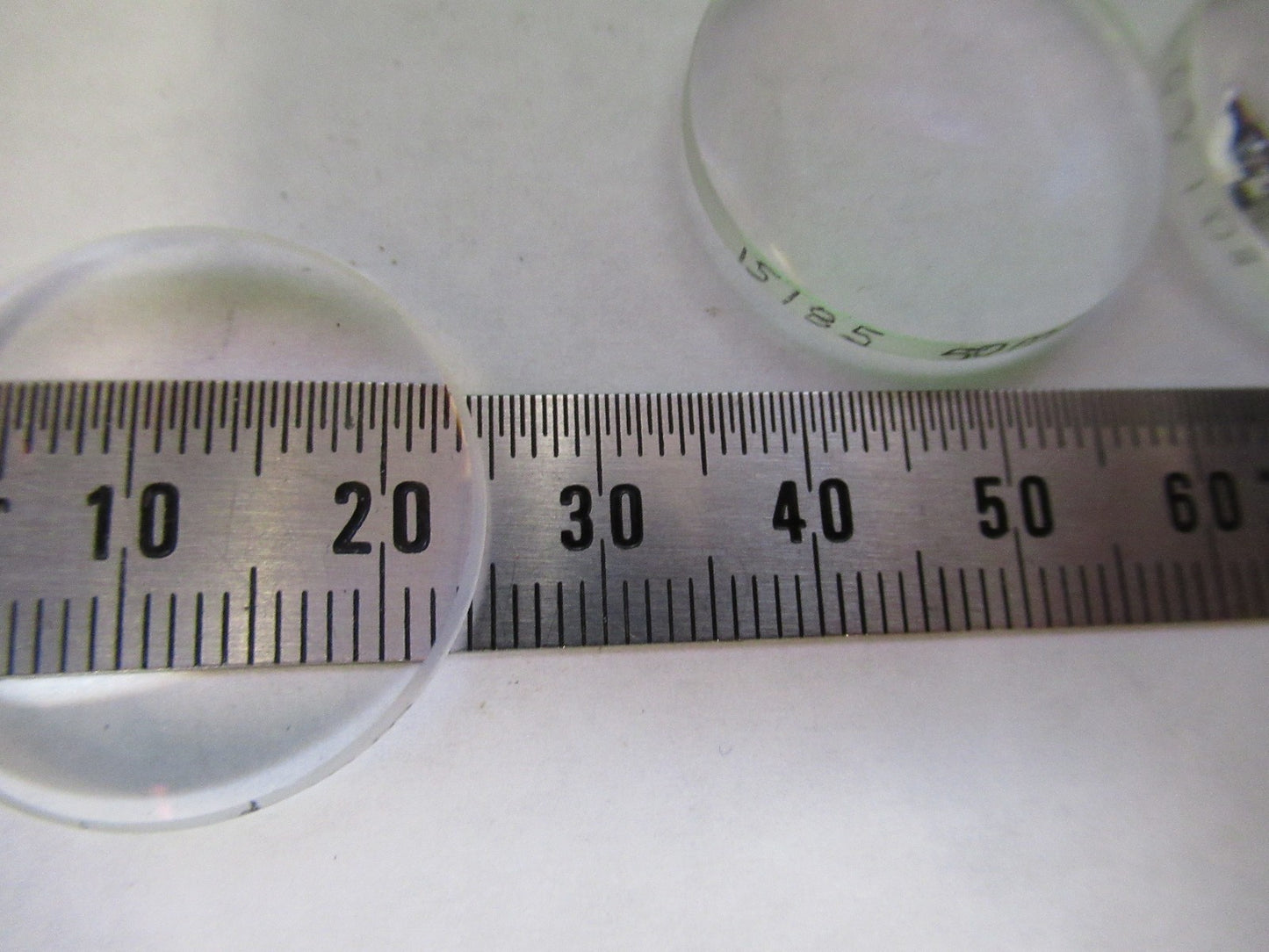 LOT OPTICAL GLASS LENSES 50mm FL LASER OPTICS NICE AS PICTURED U8-A-118