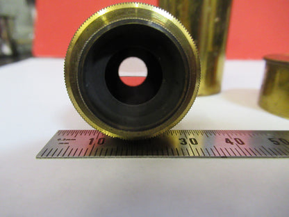 RARE ANTIQUE BRASS JH DALLMEYER LONDON 2/3" OBJECTIVE MICROSCOPE AS PIC &F8-A-02