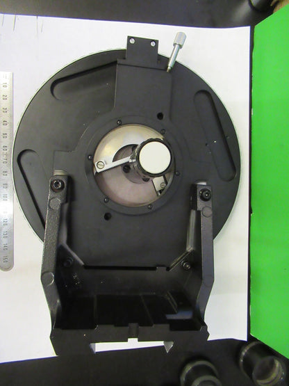 ZEISS GERMANY XY ROTABLE TABLE POLARIZER MICROSCOPE PART AS PICTURED V8-B-13