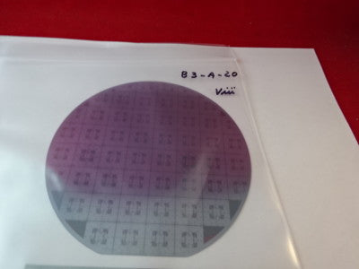 COLLECTABLE SEMICONDUCTOR WAFER SILICON WITH COMPONENTS NICE AS IS #83-A-20