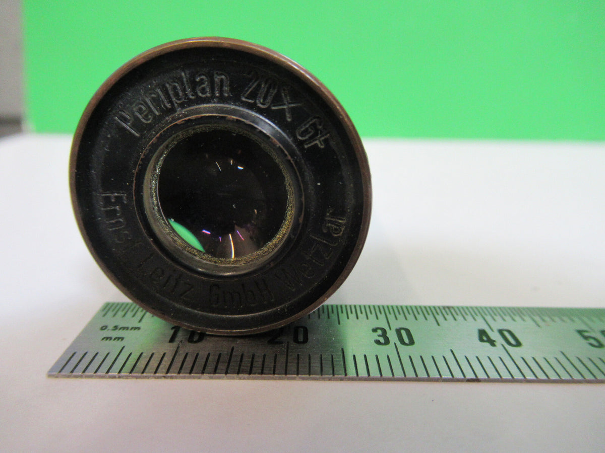 MICROSCOPE PART EYEPIECE 20X GF LEITZ GERMANY OPTICS PICTURED S8-A-69
